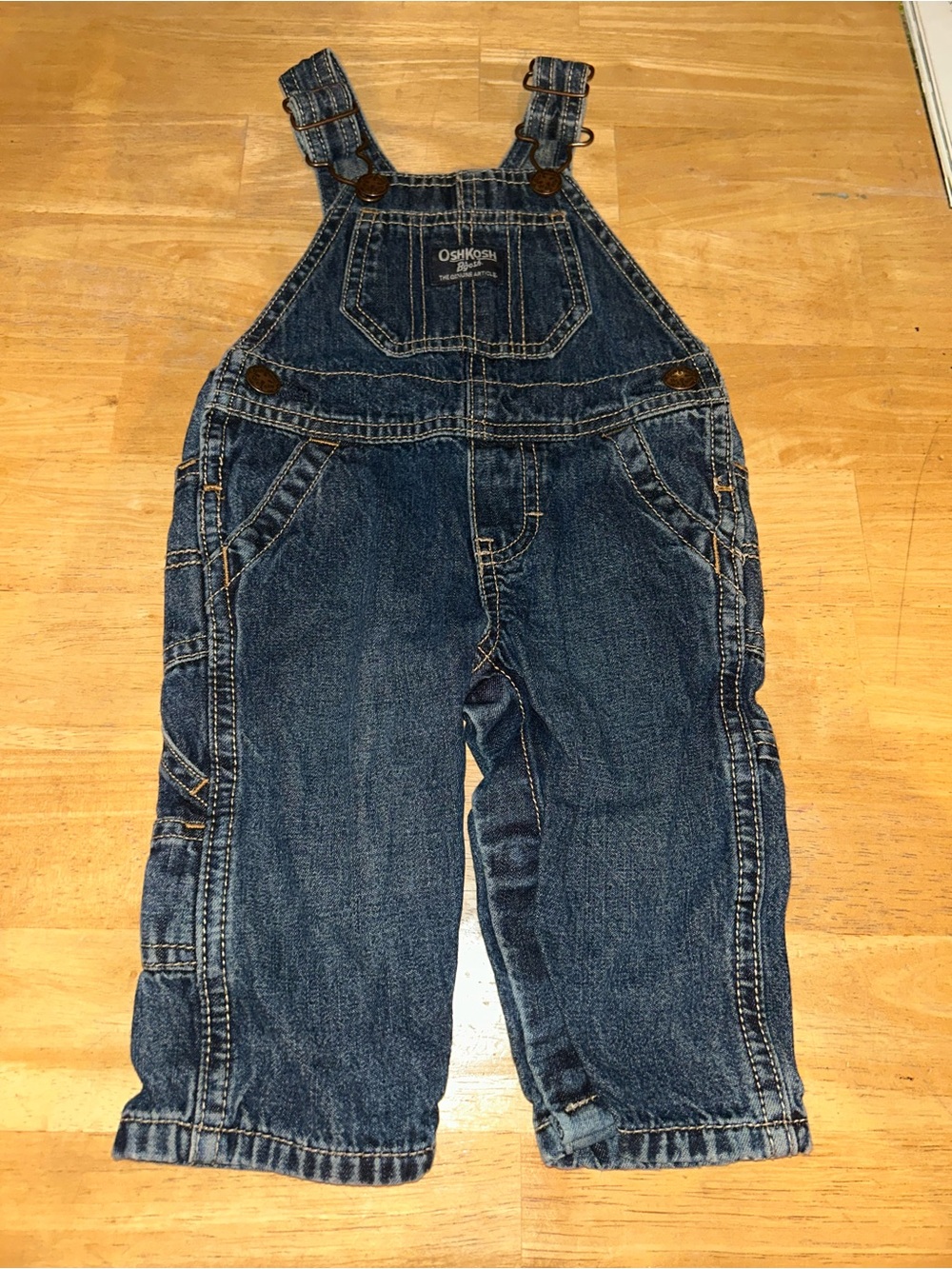 Baby 6 months Jeans denim overalls 100 cotton boy girl unisex